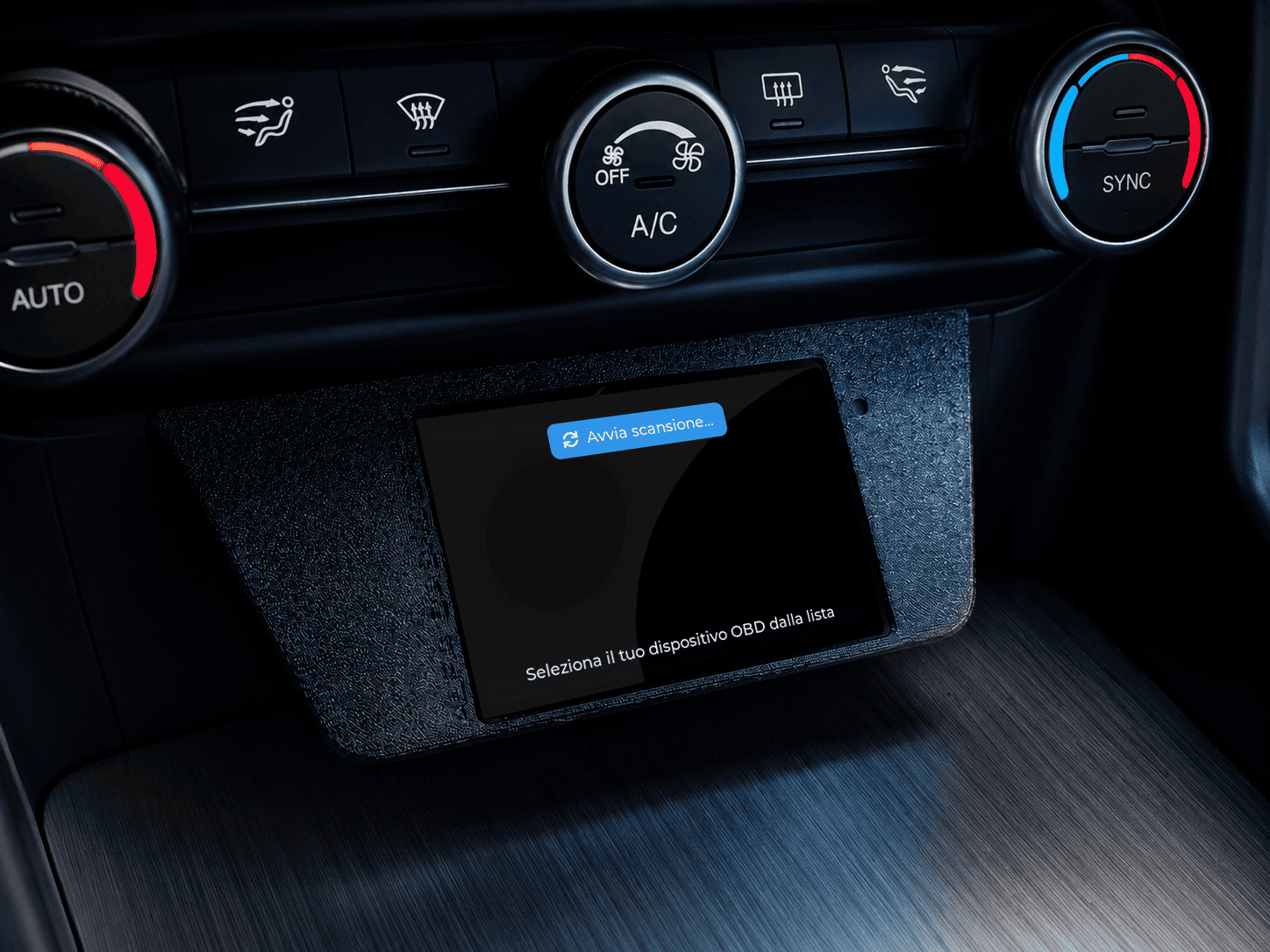 Schermata connessione Bluetooth OBD